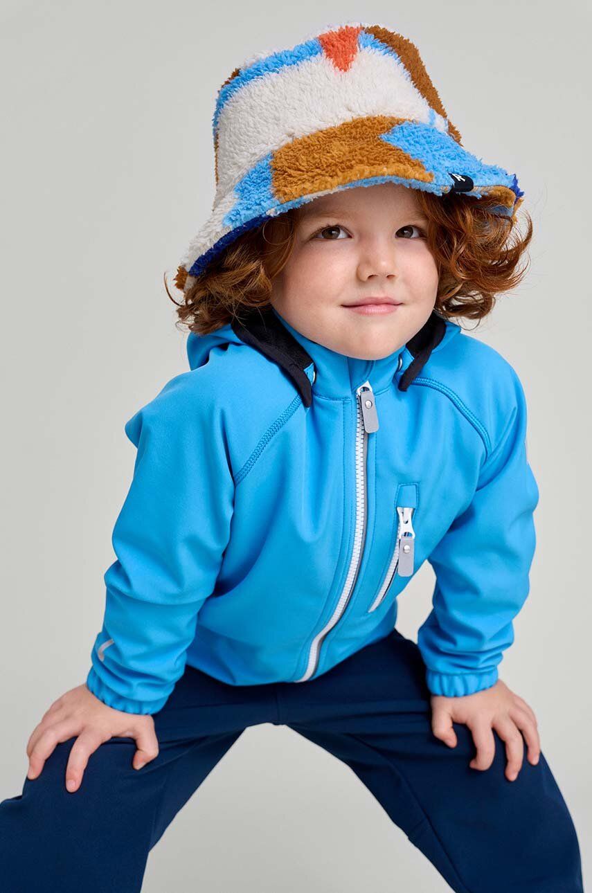 Dětská bunda Reima - modrá - 92 % Polyester