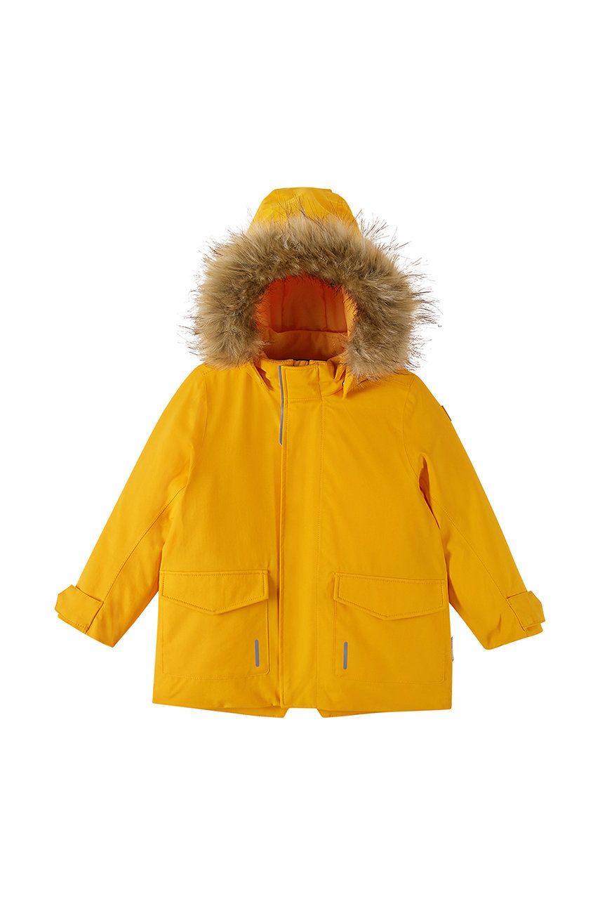Dětská bunda Reima oranžová barva - oranžová -  Hlavní materiál: 100% Polyester Podšívka: 