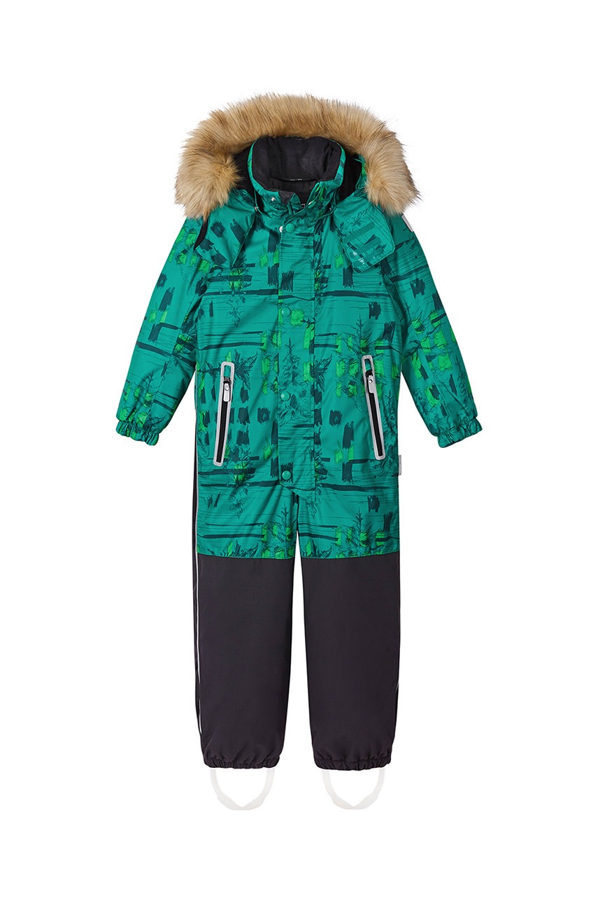 Дитячий зимовий комбінезон Reima колір бірюзовий