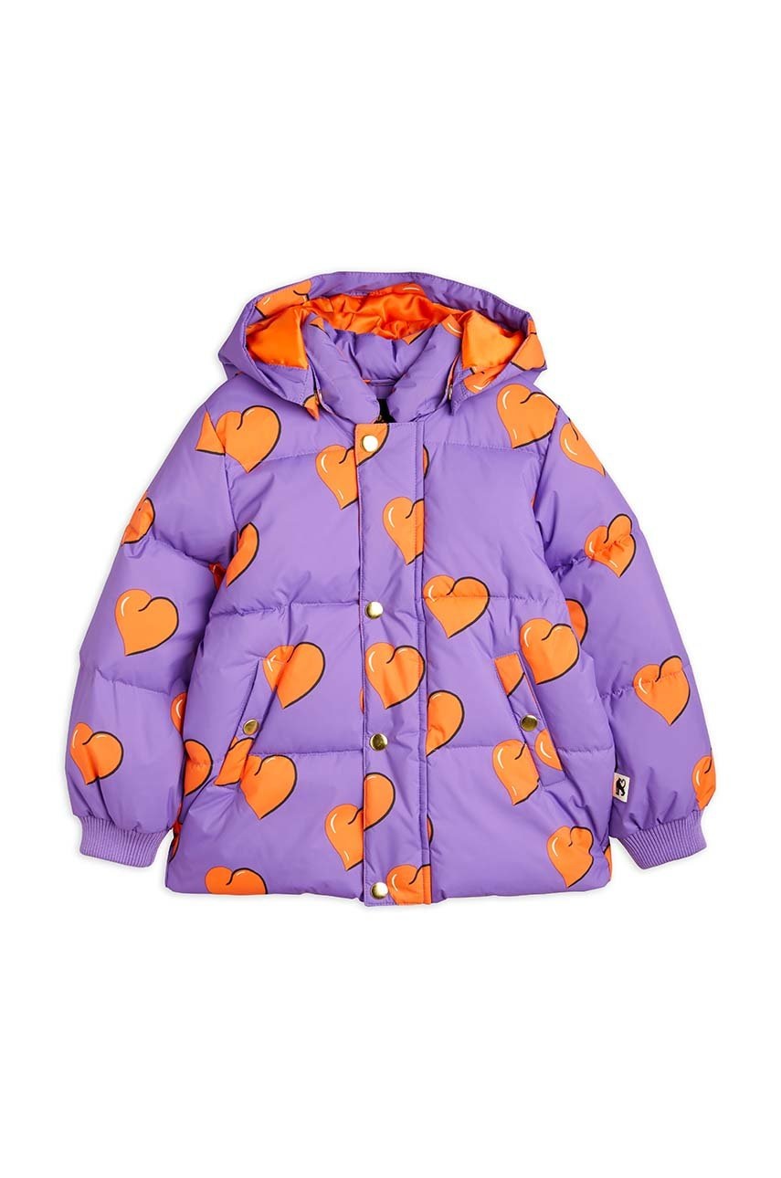 Детская куртка Mini Rodini цвет фиолетовый Детская куртка Mini Rodini цвет фиолетовый