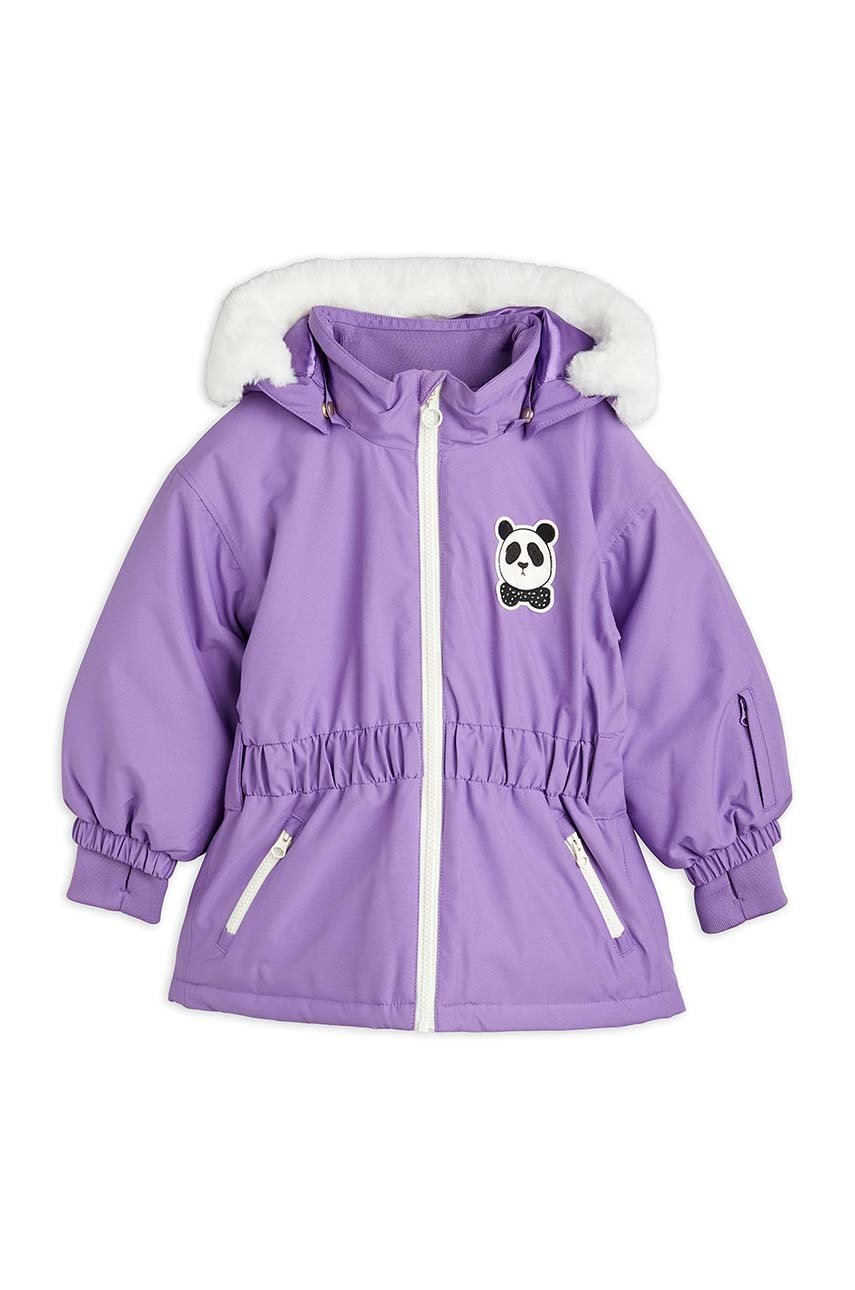 Детская куртка Mini Rodini цвет фиолетовый Детская куртка Mini Rodini цвет фиолетовый