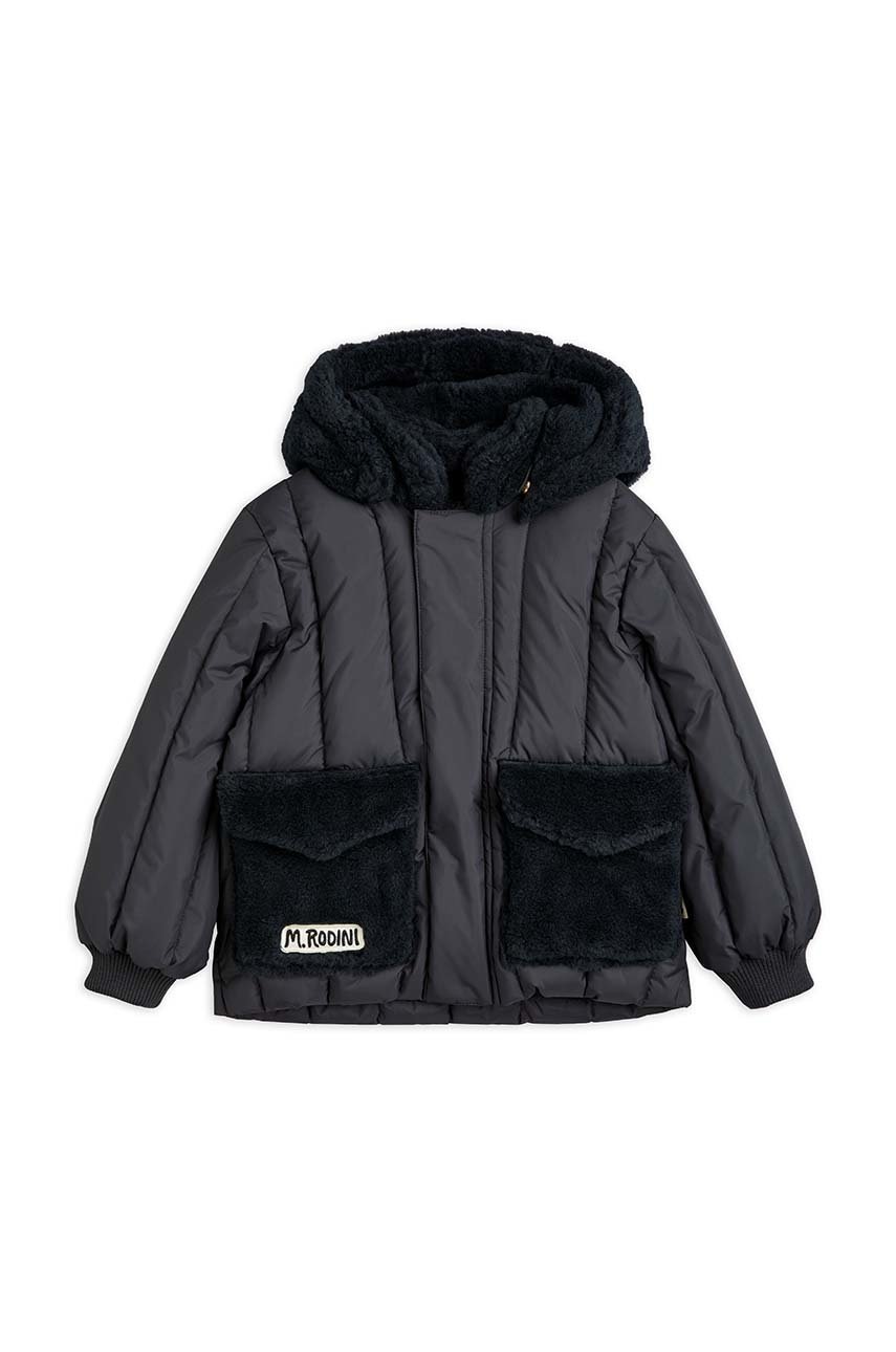 

Дитяча куртка Mini Rodini колір чорний