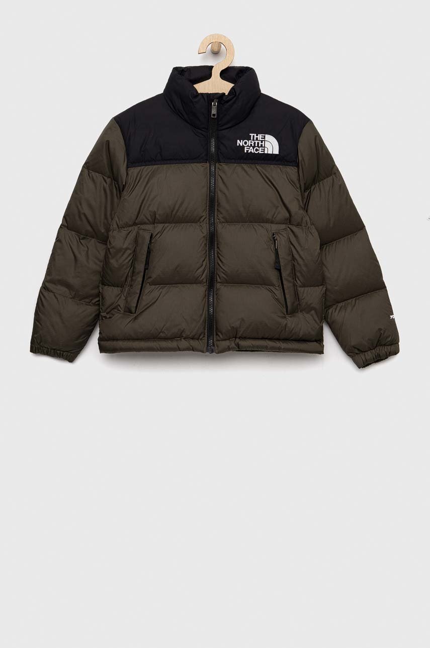 Детская пуховая куртка The North Face цвет зелёный Детская пуховая куртка The North Face цвет зелёный
