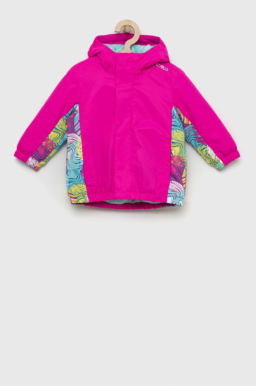 Dětská bunda CMP růžová barva - růžová -  Hlavní materiál: 100 % Polyester Podšívka: 100 %