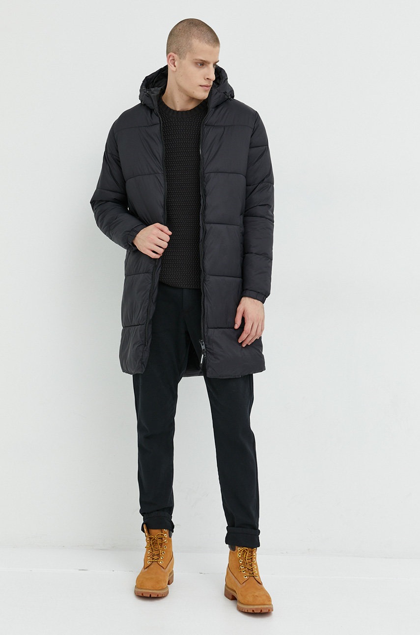 

Куртка Jack & Jones чоловіча колір чорний перехідна