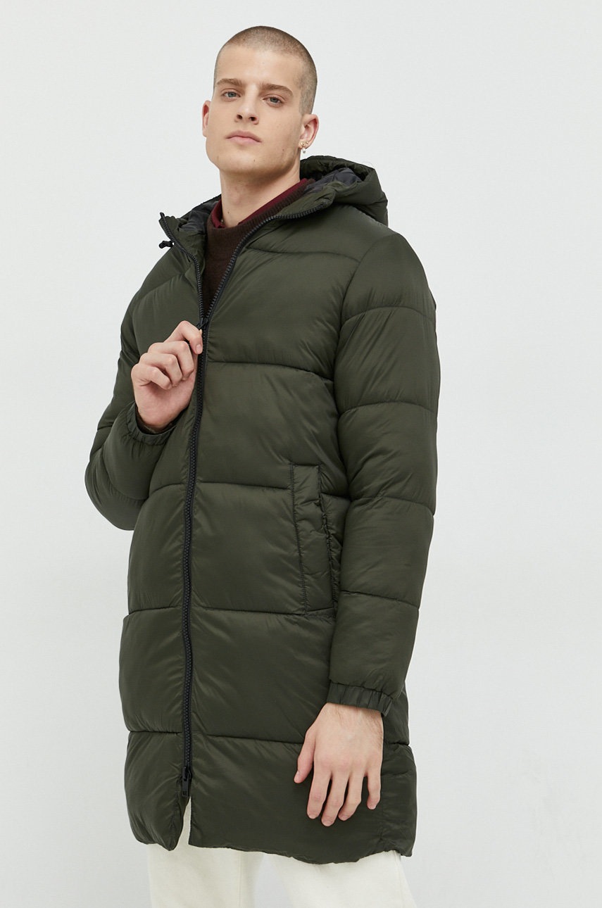 

Яке Jack & Jones в зелено с преходна изолация, Зелен