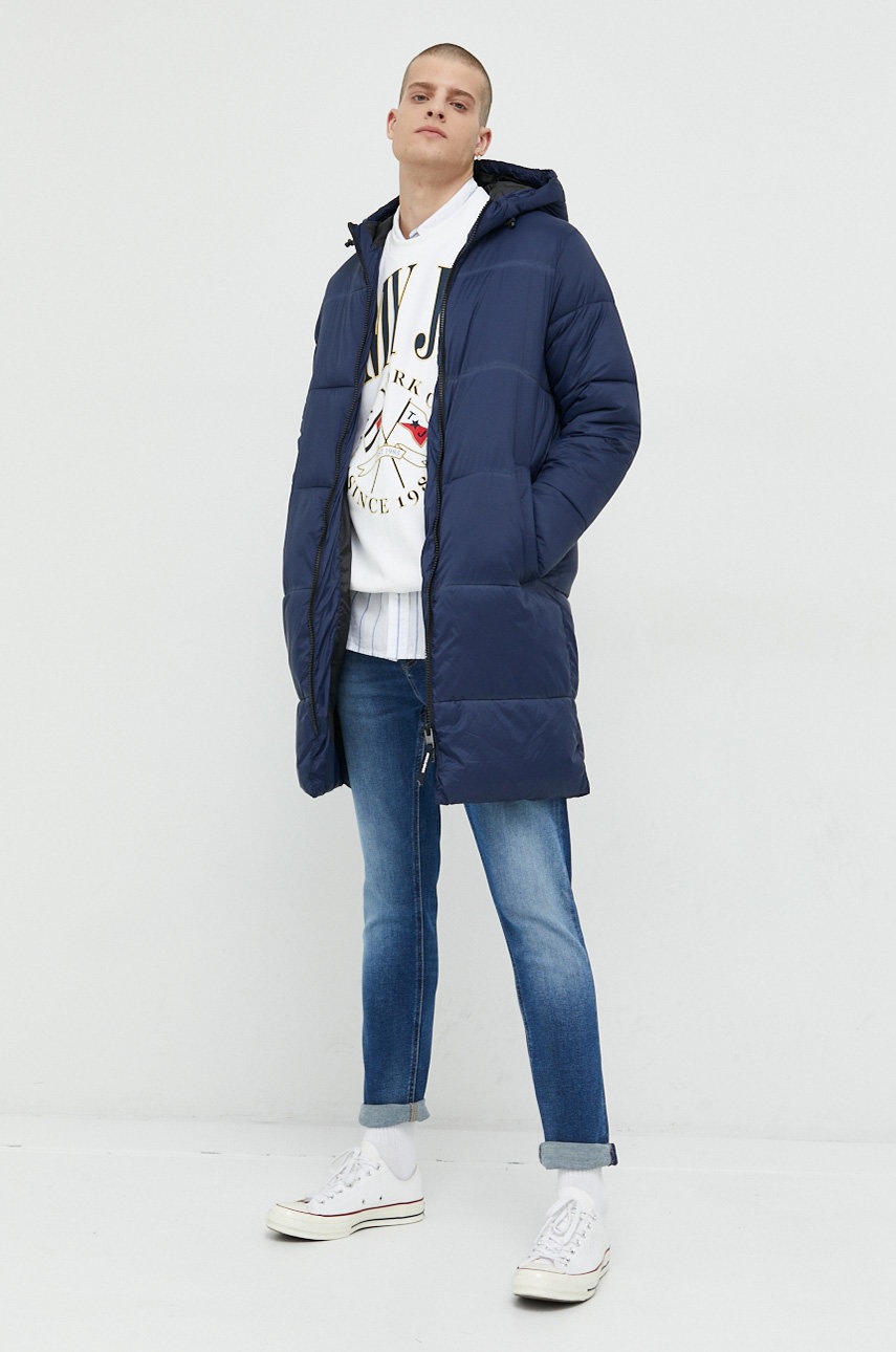 

Куртка Jack & Jones чоловіча колір синій перехідна