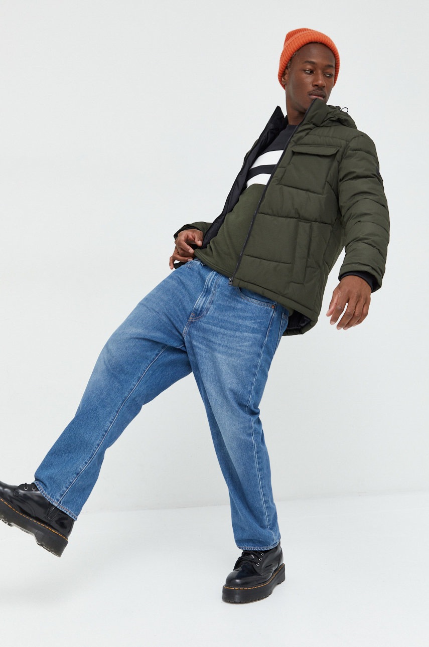 

Яке Jack & Jones в зелено със зимна изолация, Зелен