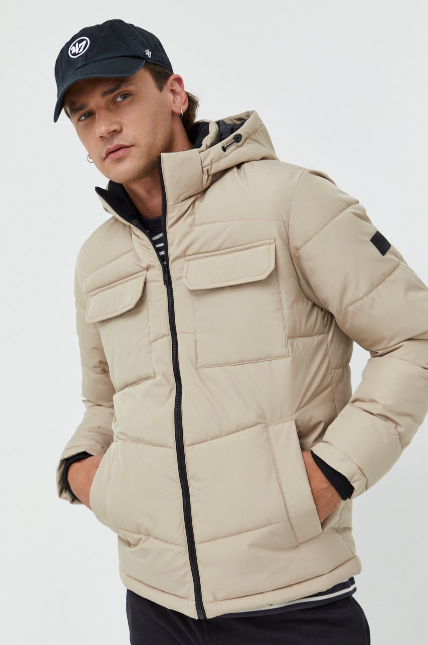 

Яке Jack & Jones в бежово със зимна изолация, Бежов