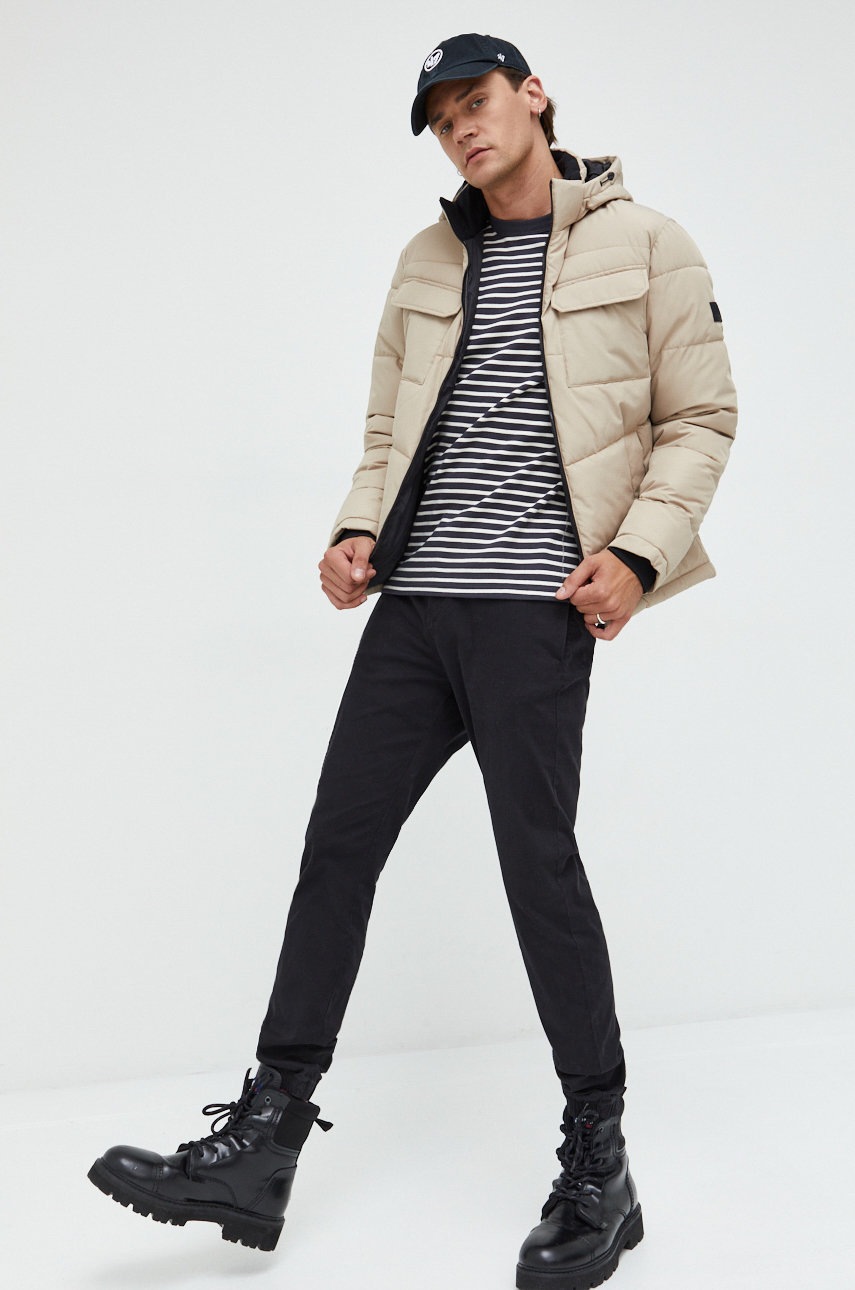 

Куртка Jack & Jones мужская цвет бежевый зимняя