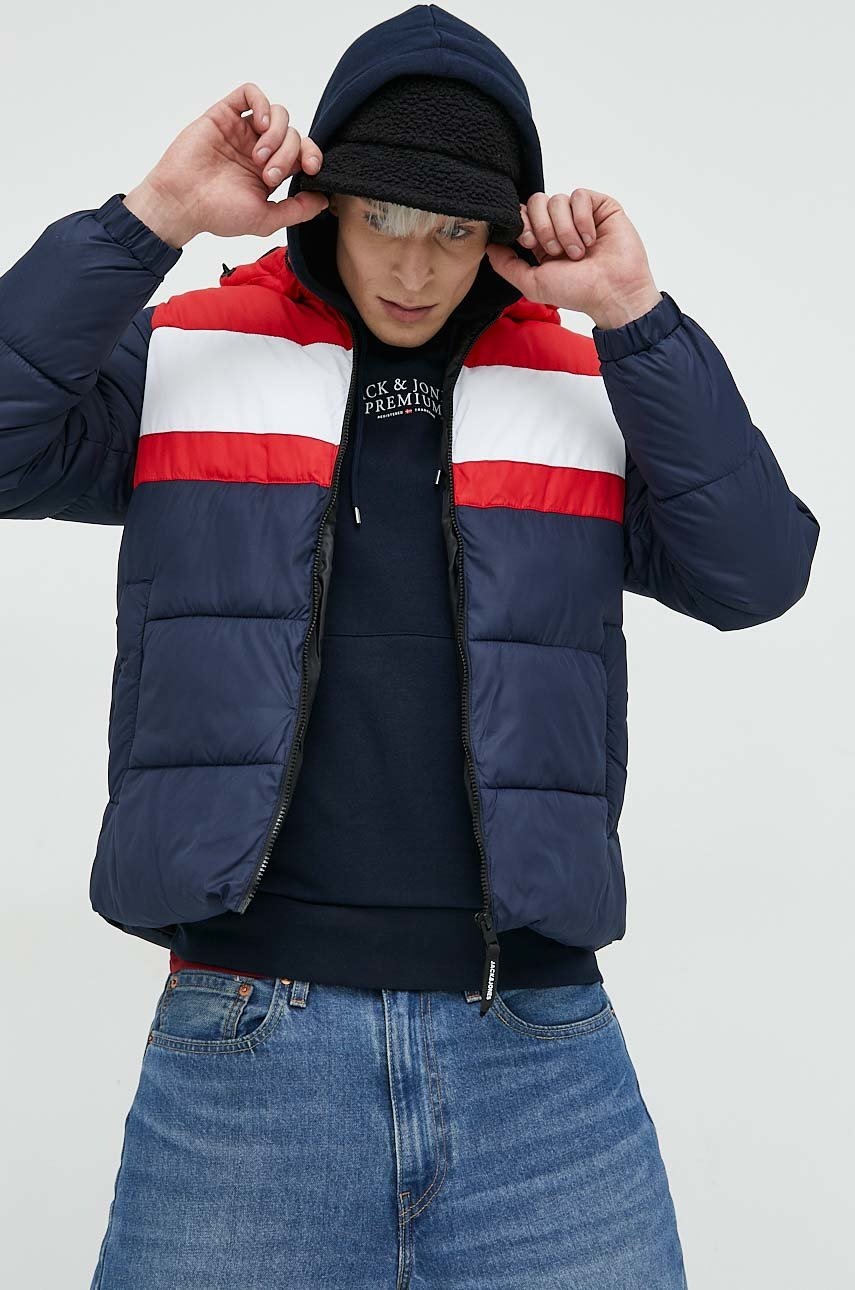 

Куртка Jack & Jones мужская цвет синий зимняя
