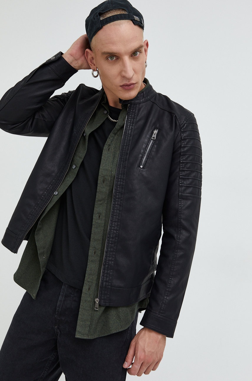 

Яке Only & Sons в черно с преходна изолация, Черен