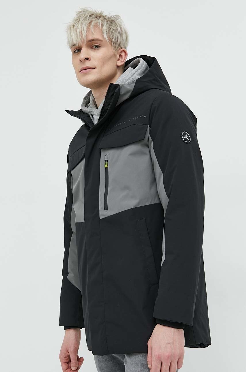 

Куртка Jack & Jones чоловіча колір чорний перехідна