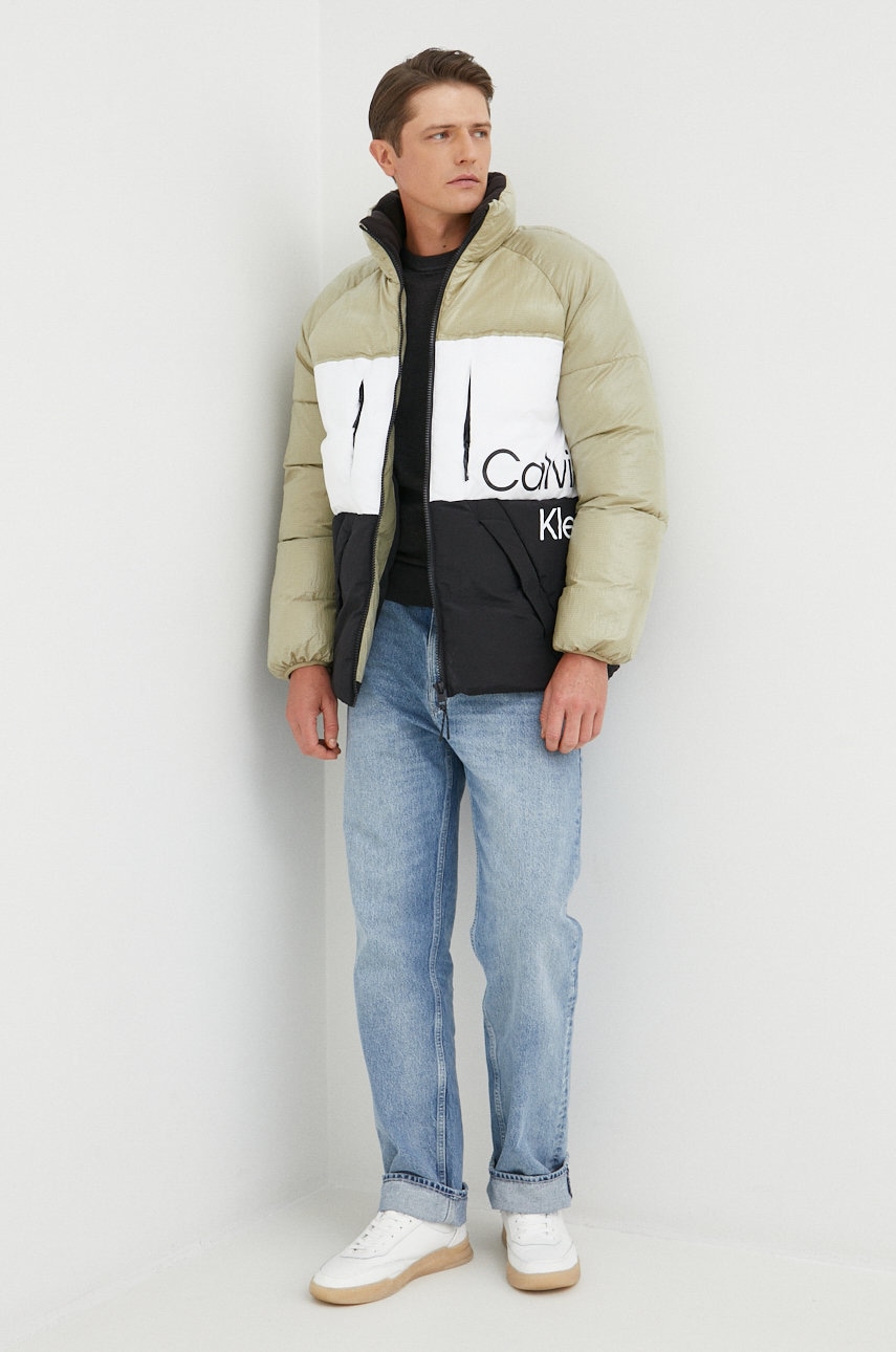 

Яке Calvin Klein Jeans в черно със зимна изолация, Черен