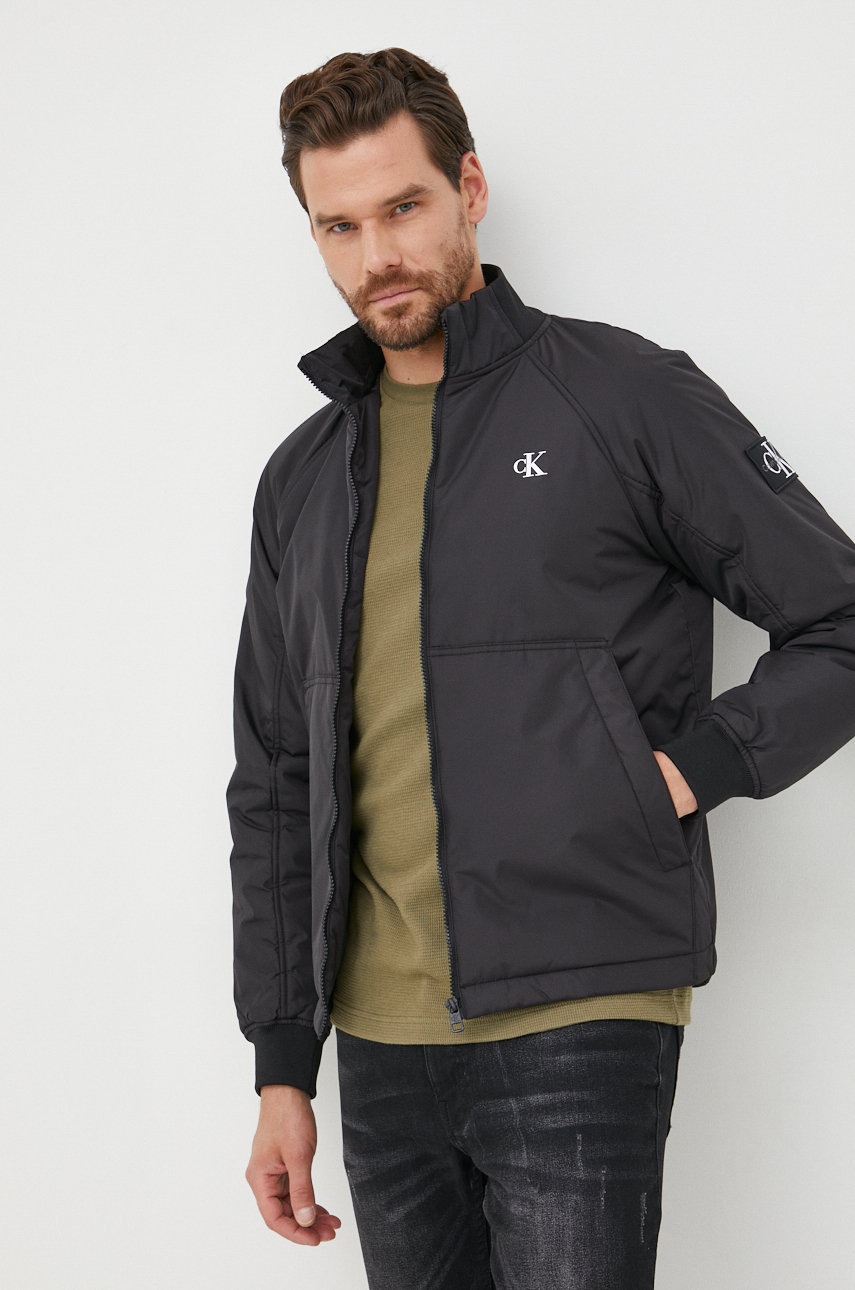 

Яке Calvin Klein Jeans в черно с преходна изолация, Черен