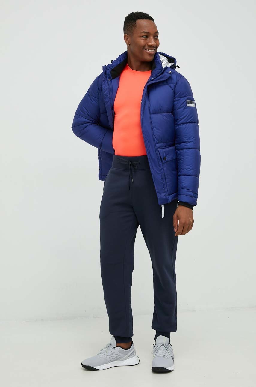 

Куртка Guess мужская цвет синий зимняя