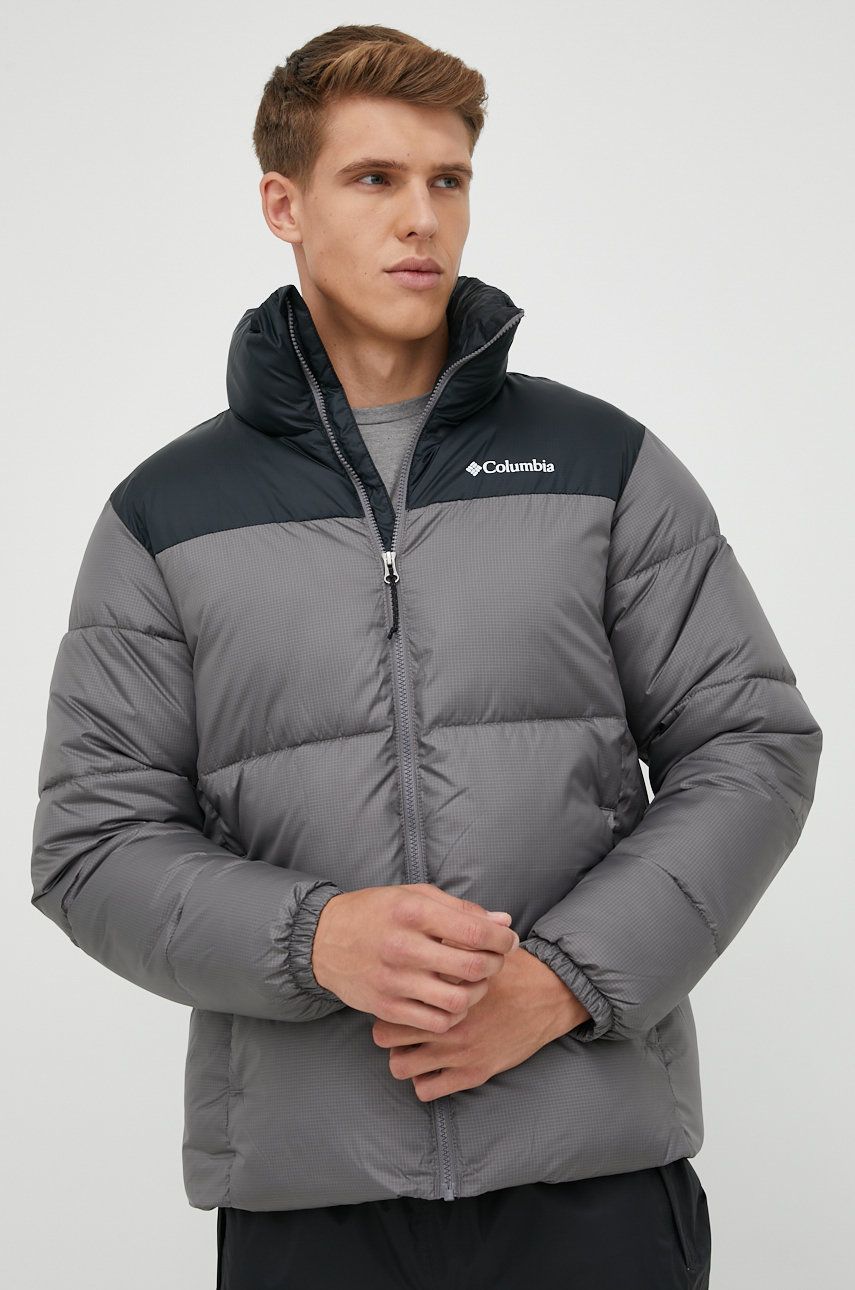 Columbia rövid kabát férfi, szürke, téli
