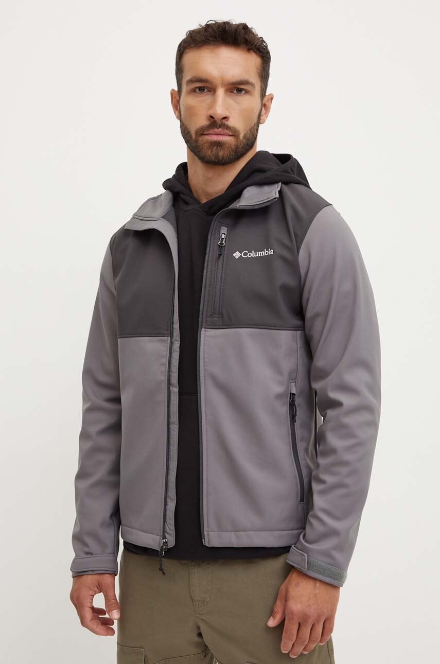 Columbia jacheta de exterior Ascender Softshell culoarea gri Columbia jacheta de exterior Ascender Softshell culoarea gri
