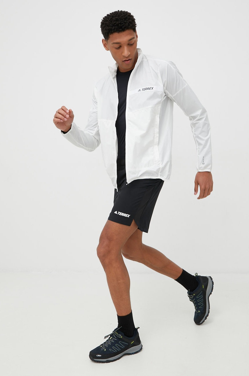 

Вітровка adidas TERREX Multi колір білий перехідна