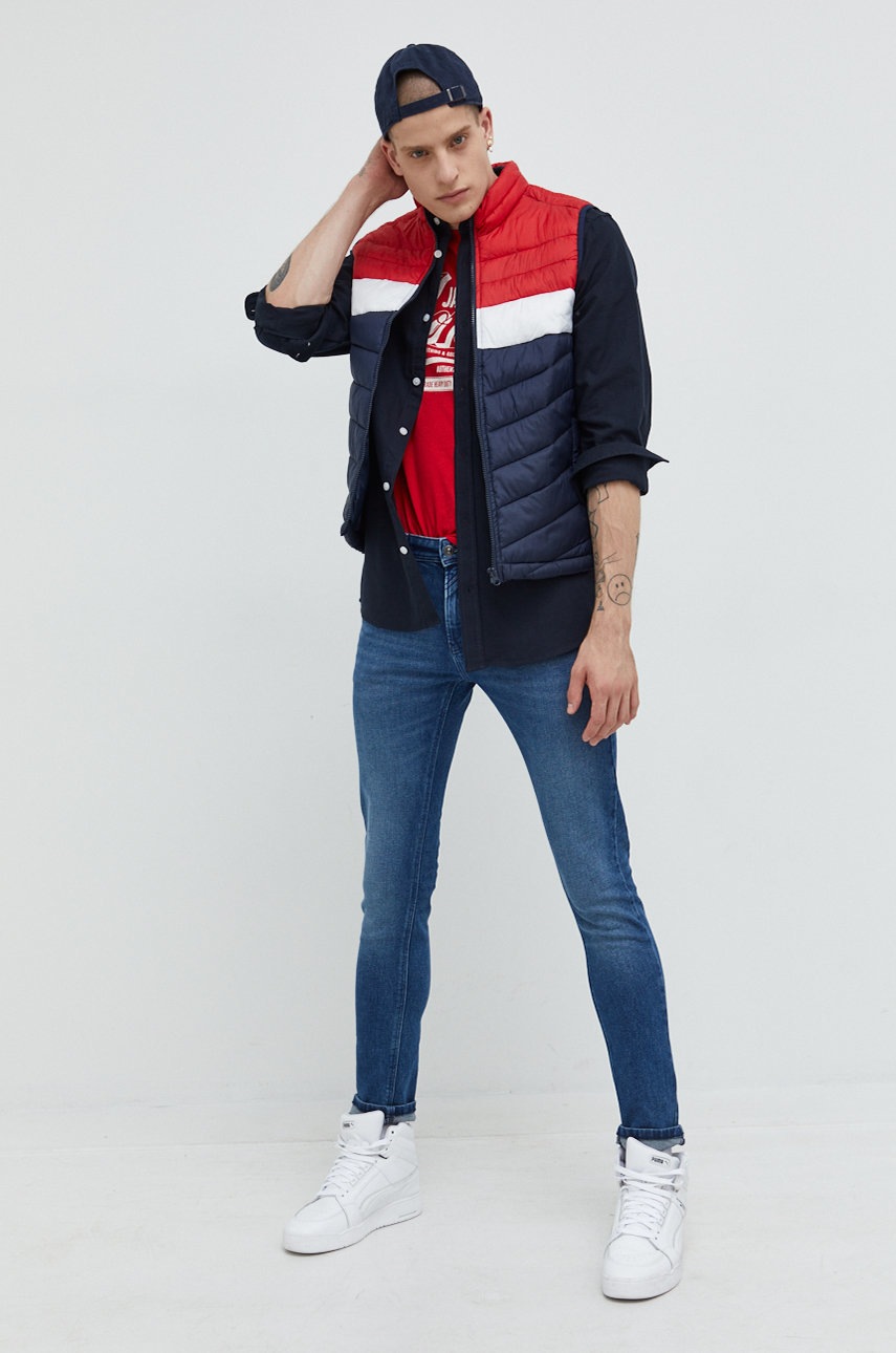 

Безрукавка Produkt by Jack & Jones чоловічий колір червоний перехідний