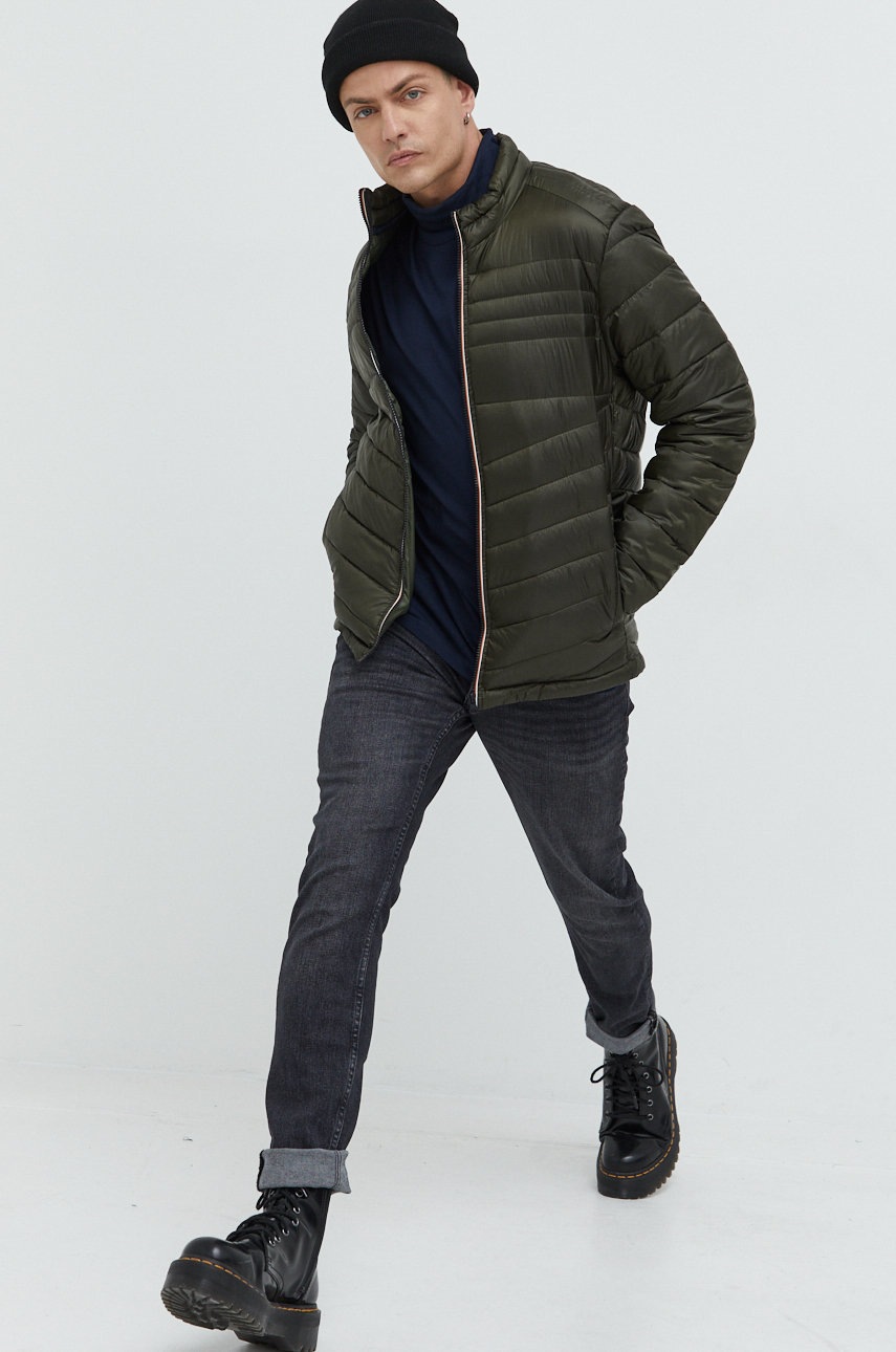 

Куртка Produkt by Jack & Jones чоловіча колір зелений перехідна