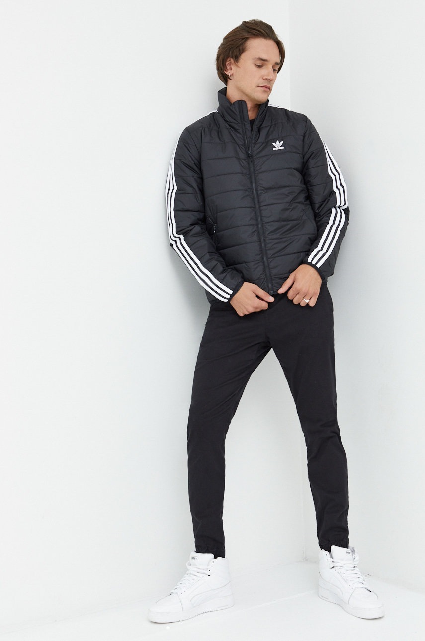 

Куртка adidas Originals чоловіча колір чорний перехідна
