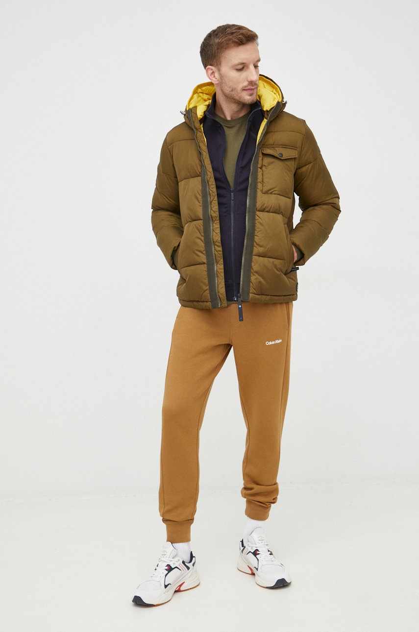 

Куртка Scotch & Soda мужская цвет зелёный зимняя