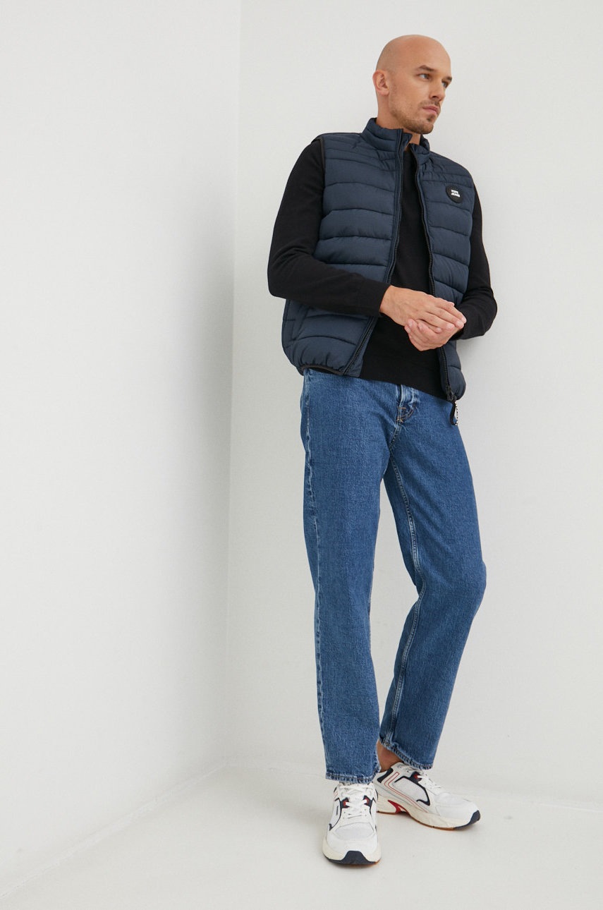 

Безрукавка Pepe Jeans мужская цвет синий переходная
