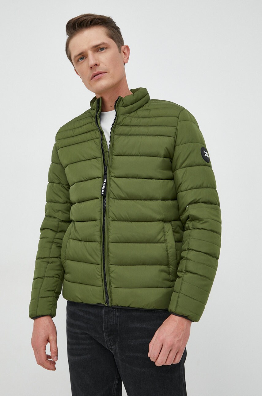 

Куртка Pepe Jeans чоловіча колір зелений зимова