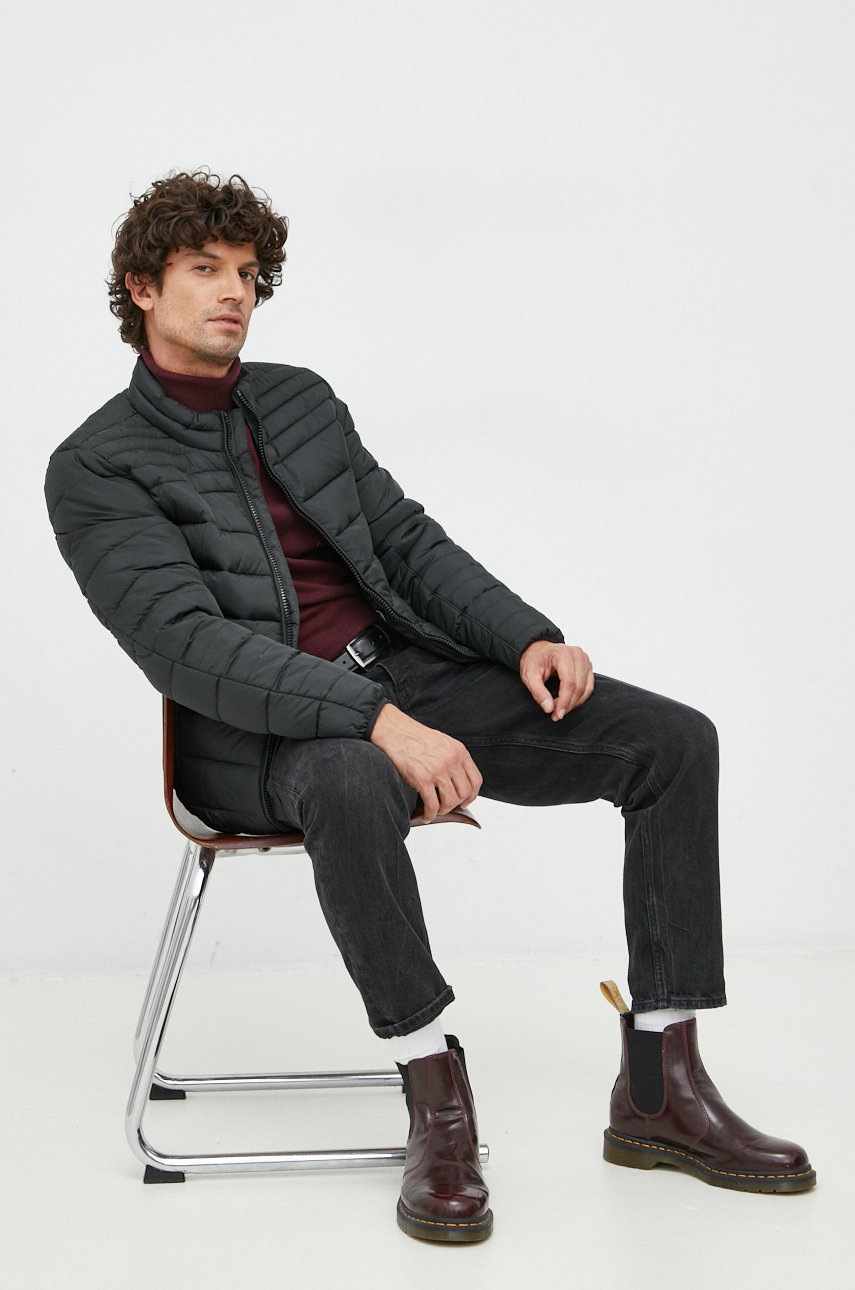 

Куртка Pepe Jeans чоловіча колір чорний зимова