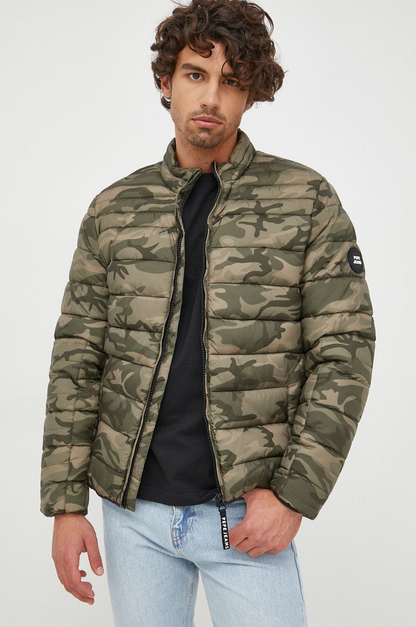 

Яке Pepe Jeans в зелено със зимна изолация, Зелен