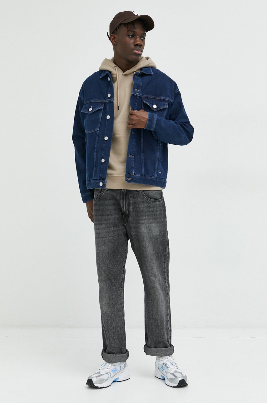 

Джинсовая куртка Only & Sons мужская цвет синий переходная oversize