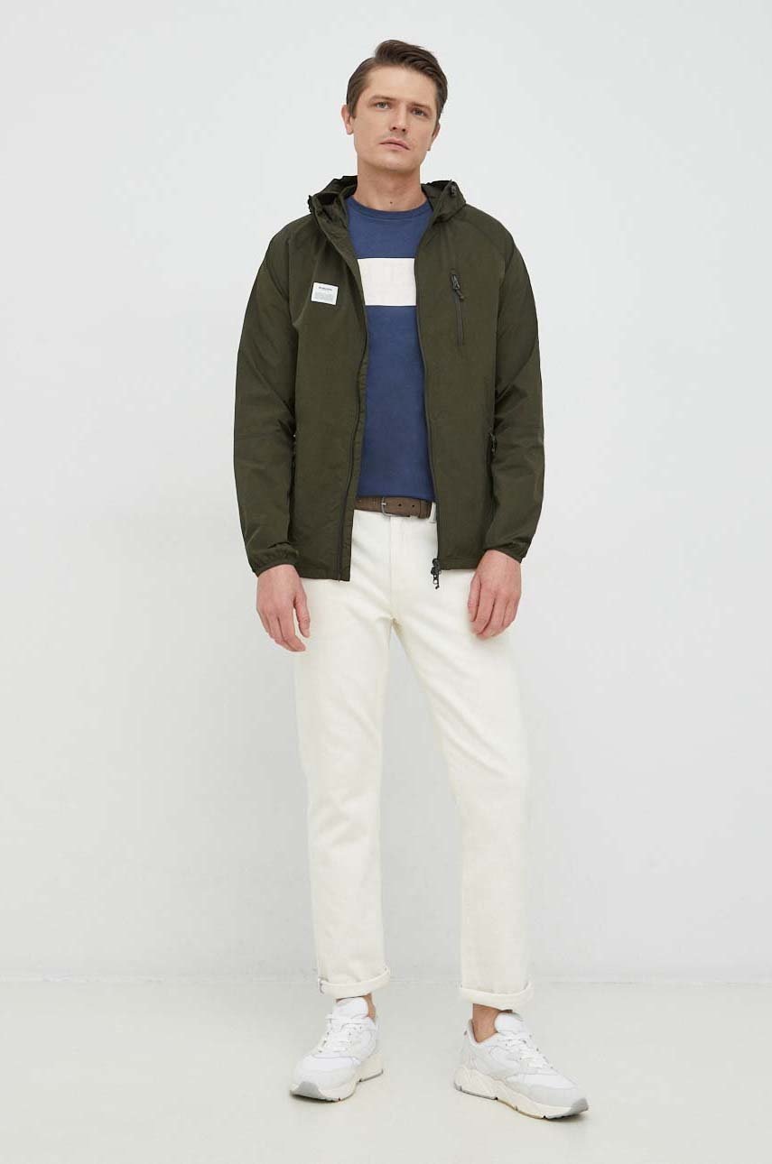 

Ветровка Resteröds цвет зелёный переходная oversize