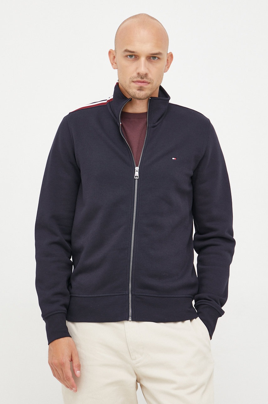

Суичър Tommy Hilfiger в тъмносиньо с изчистен дизайн, Тъмносин