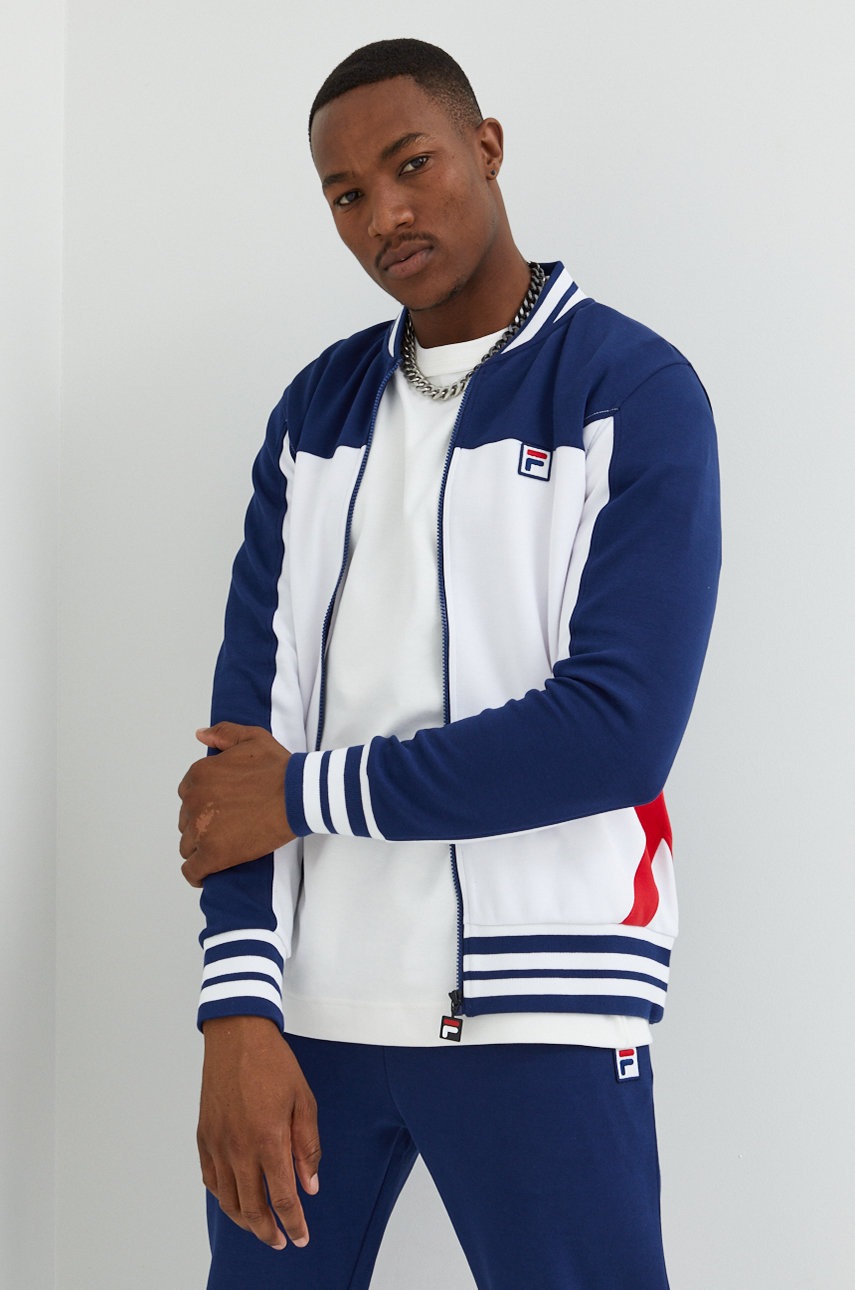 Fila bluza barbati, culoarea alb,