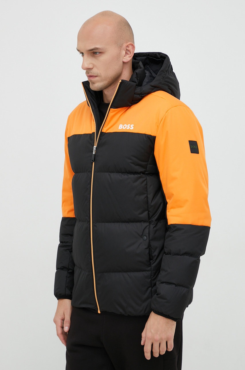 

Пухено яке BOSS Boss Athleisure в черно със зимна изолация, Черен