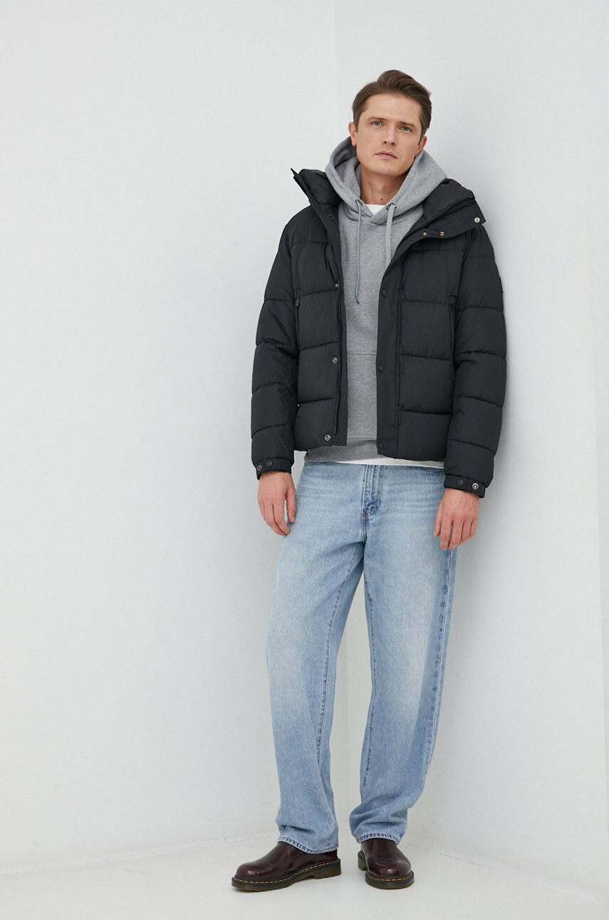 

Куртка BOSS Boss Casual мужская цвет чёрный зимняя