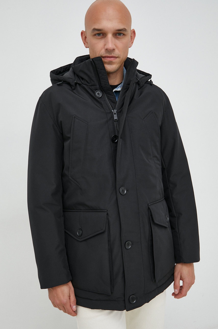 

Куртка BOSS Boss Casual чоловіча колір чорний зимова