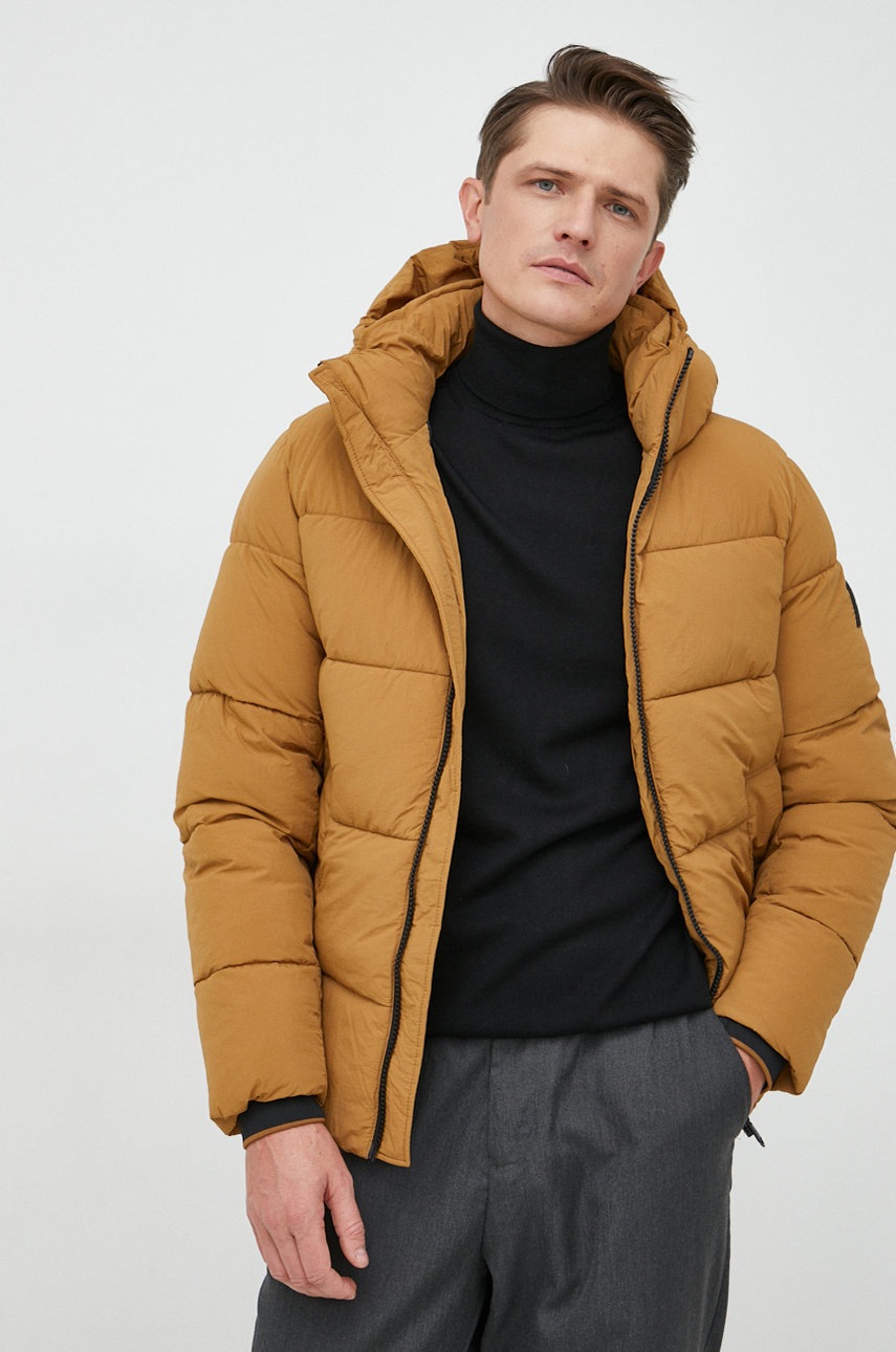 

Яке Calvin Klein в кафяво със зимна изолация, Кафяв