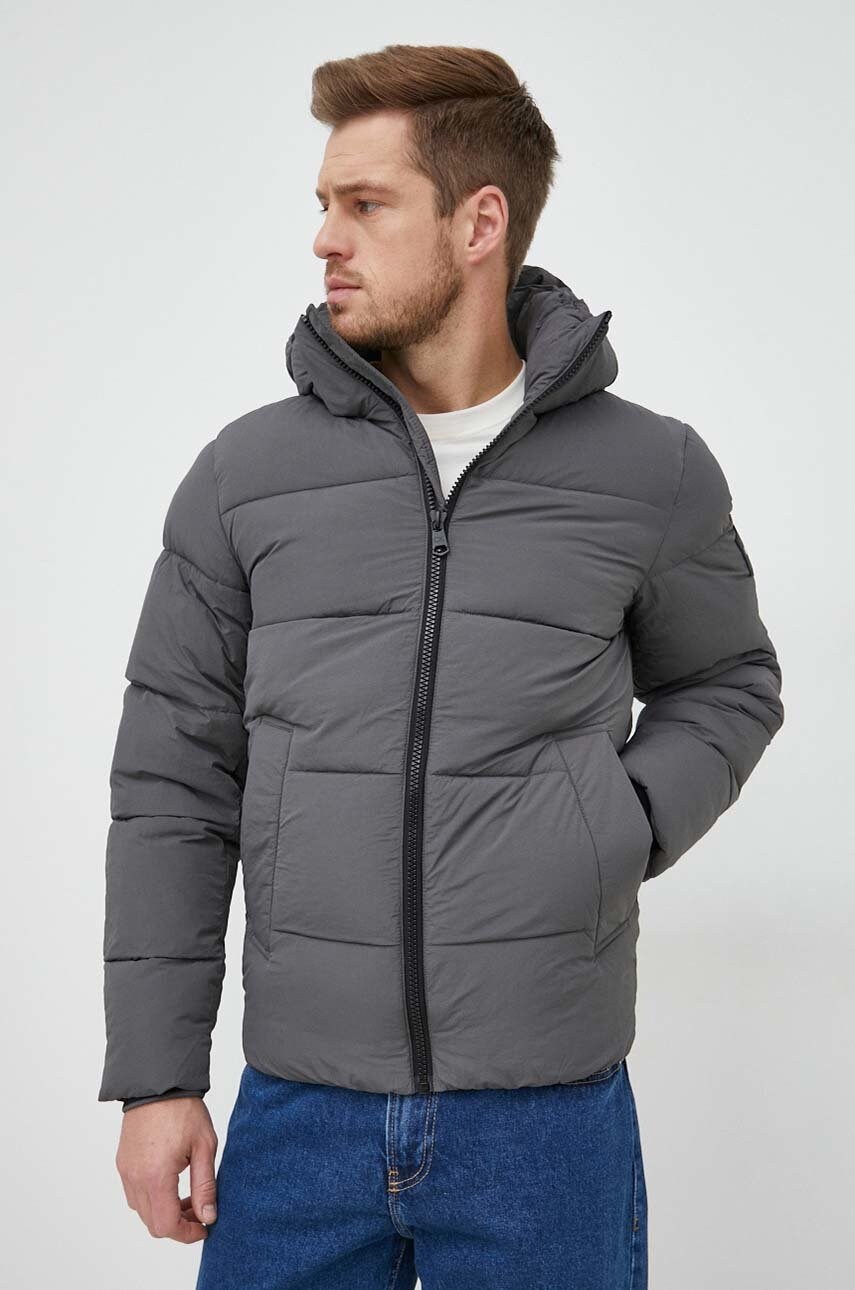 

Яке Calvin Klein в сиво със зимна изолация, Сив