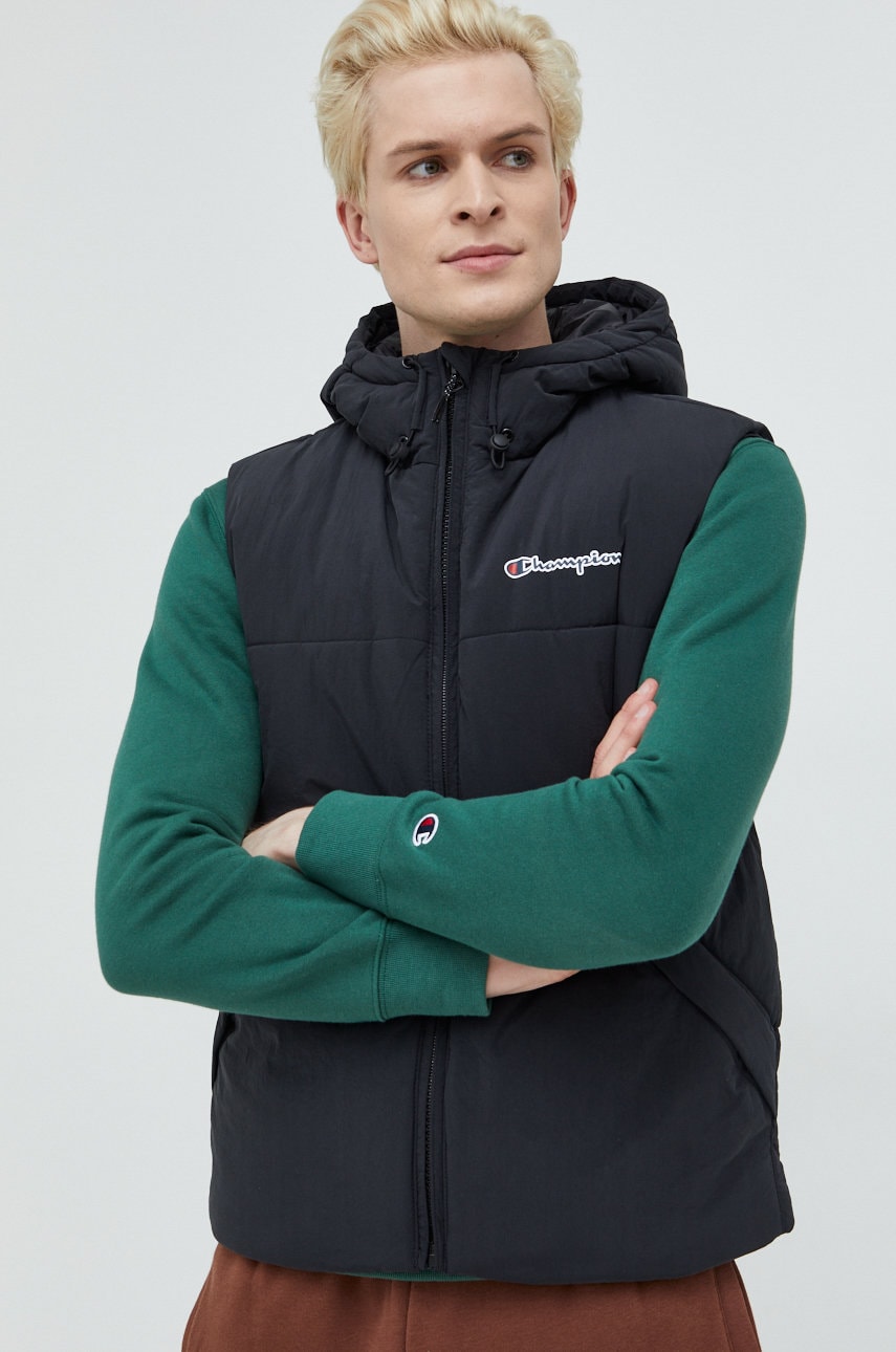 Champion vesta barbati, culoarea negru, de tranzitie