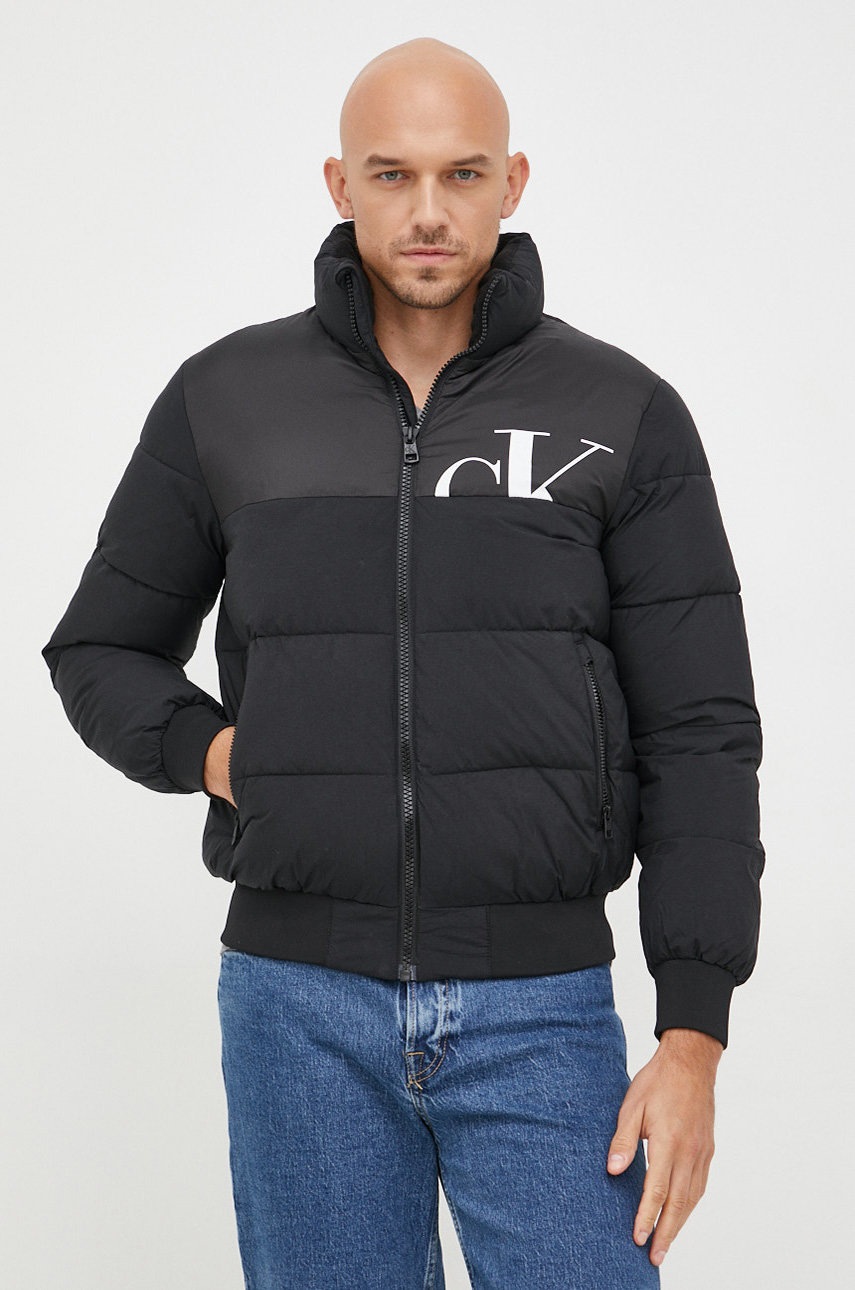 

Яке Calvin Klein Jeans в черно със зимна изолация, Черен