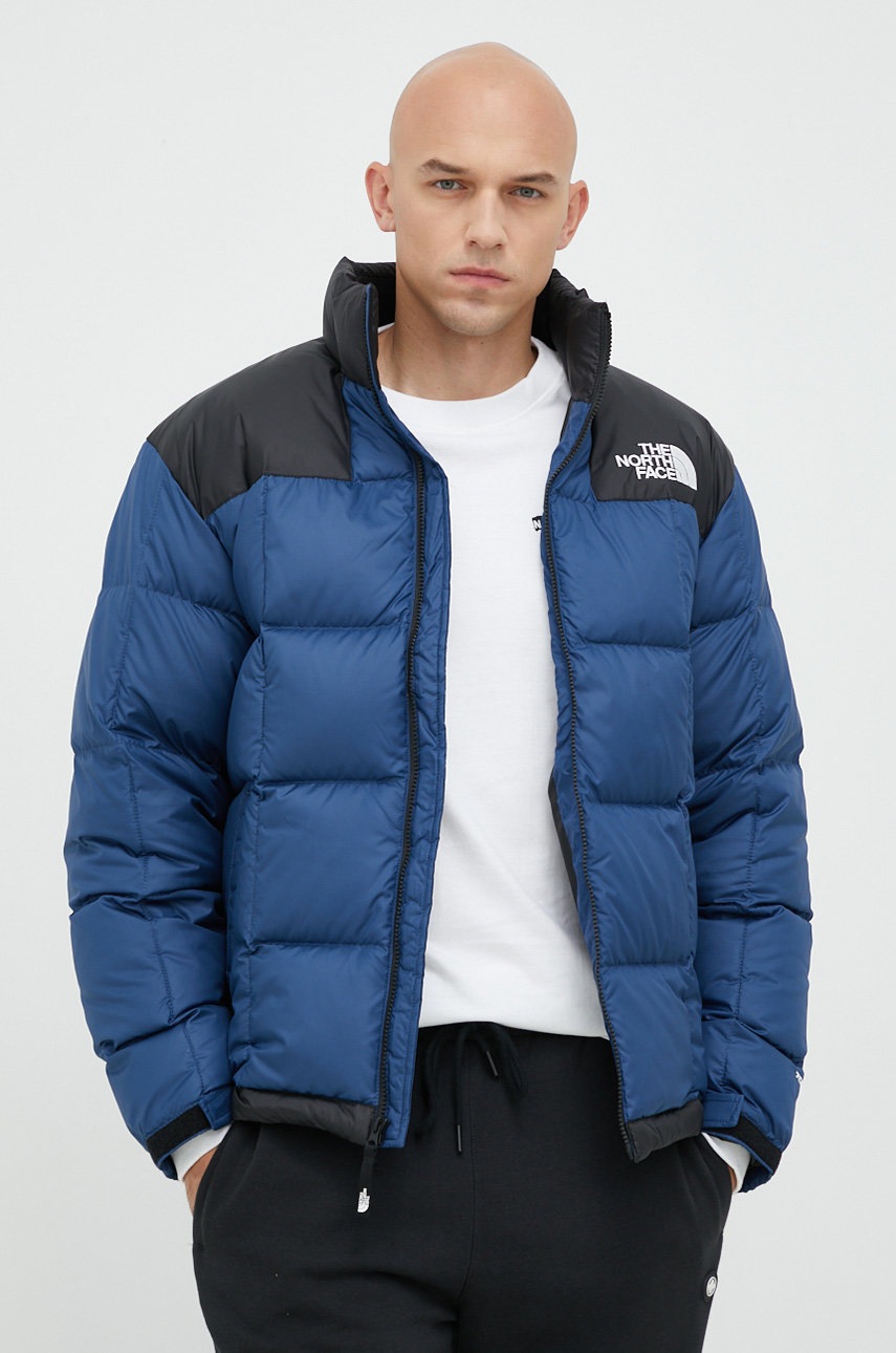 

Пухено яке The North Face Lhotse в тъмносиньо със зимна изолация, Тъмносин