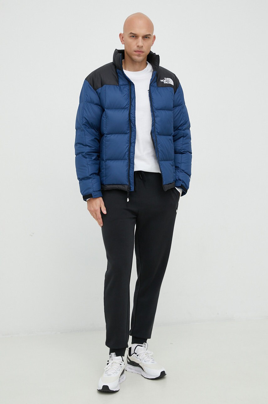 

Пухова куртка The North Face Lhotse чоловіча колір синій зимова