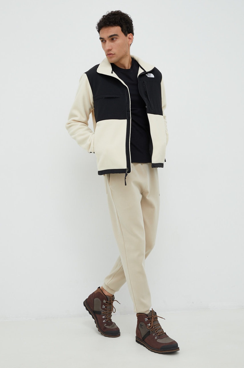 

Куртка The North Face Men S Denali Jacket чоловіча колір бежевий перехідна