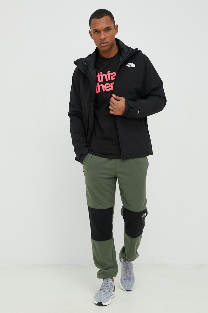

Спортивна куртка The North Face Thermoball Eco Triclimate колір чорний