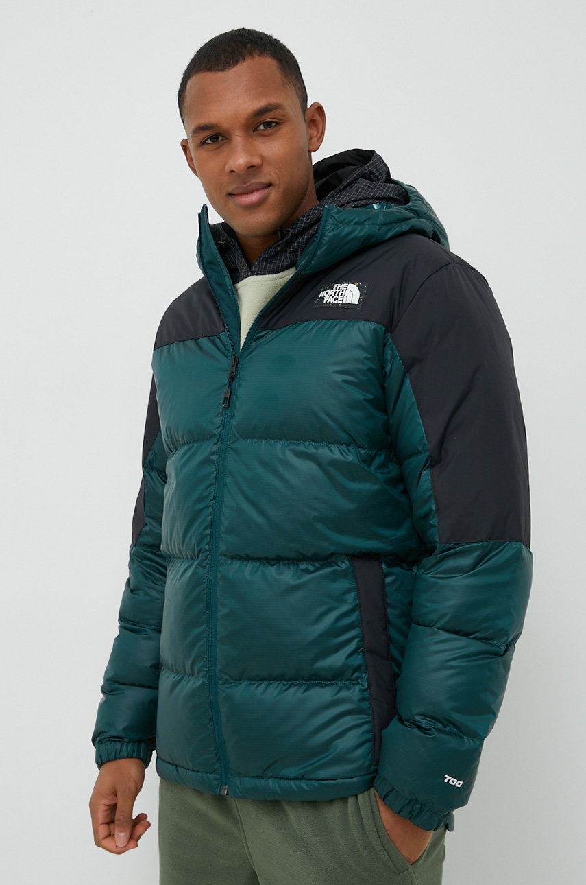 

Пухено спортно яке The North Face Diablo в зелено, Зелен