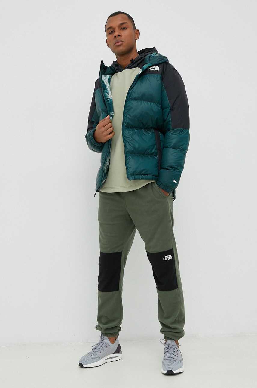 

Спортивная пуховая куртка The North Face Diablo цвет зелёный
