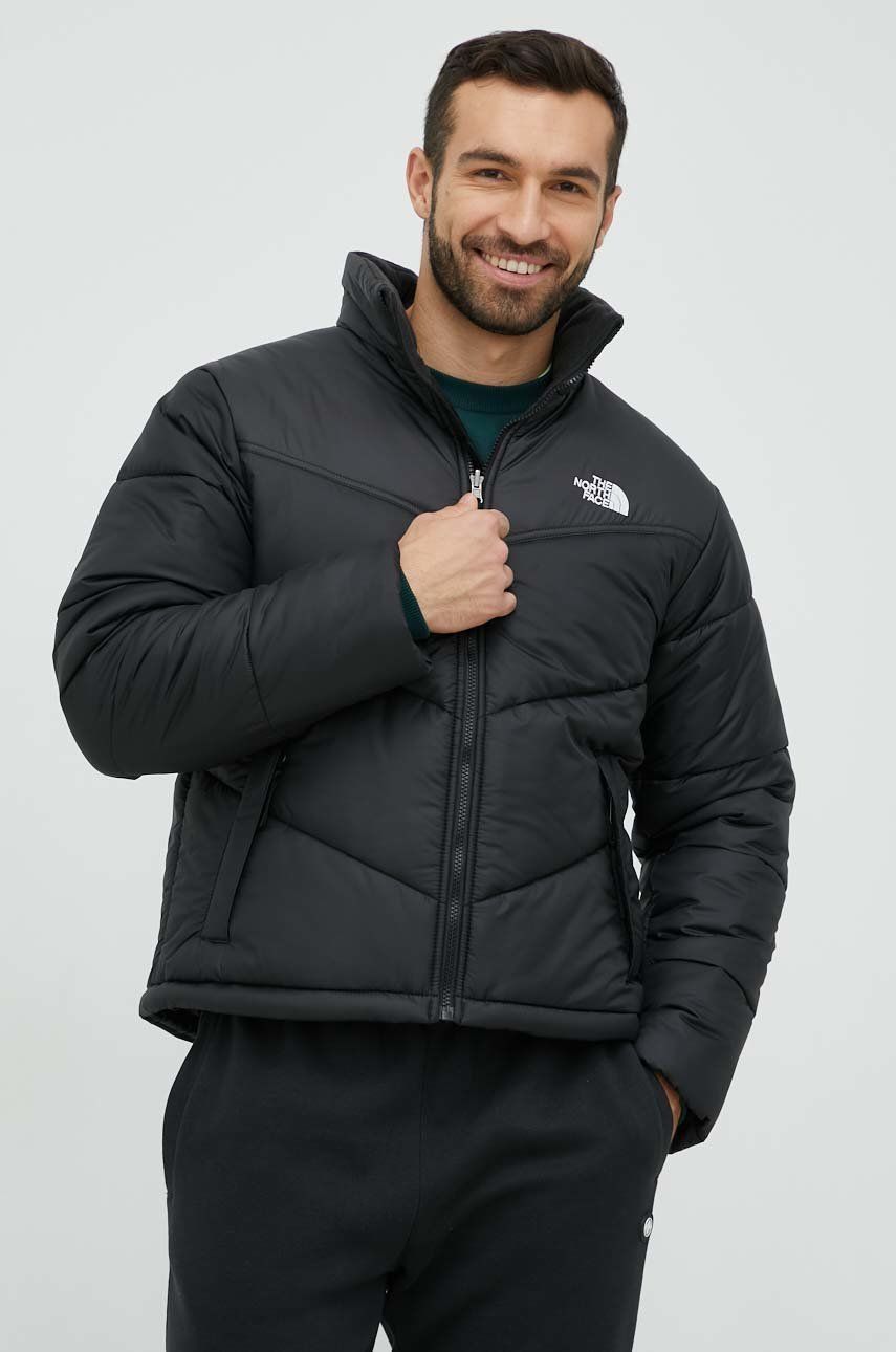 The North Face geaca Men’s Saikuru Jacket barbati, culoarea negru, de iarna