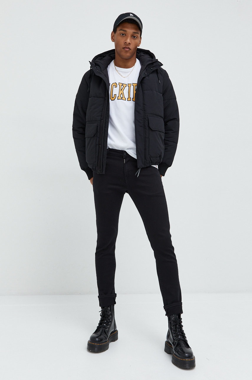 

Куртка Superdry мужская цвет чёрный зимняя